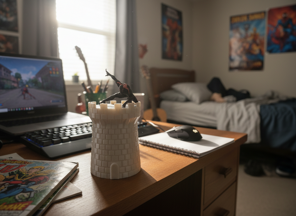Spider-Guy 2-in-1 Lamp & Container