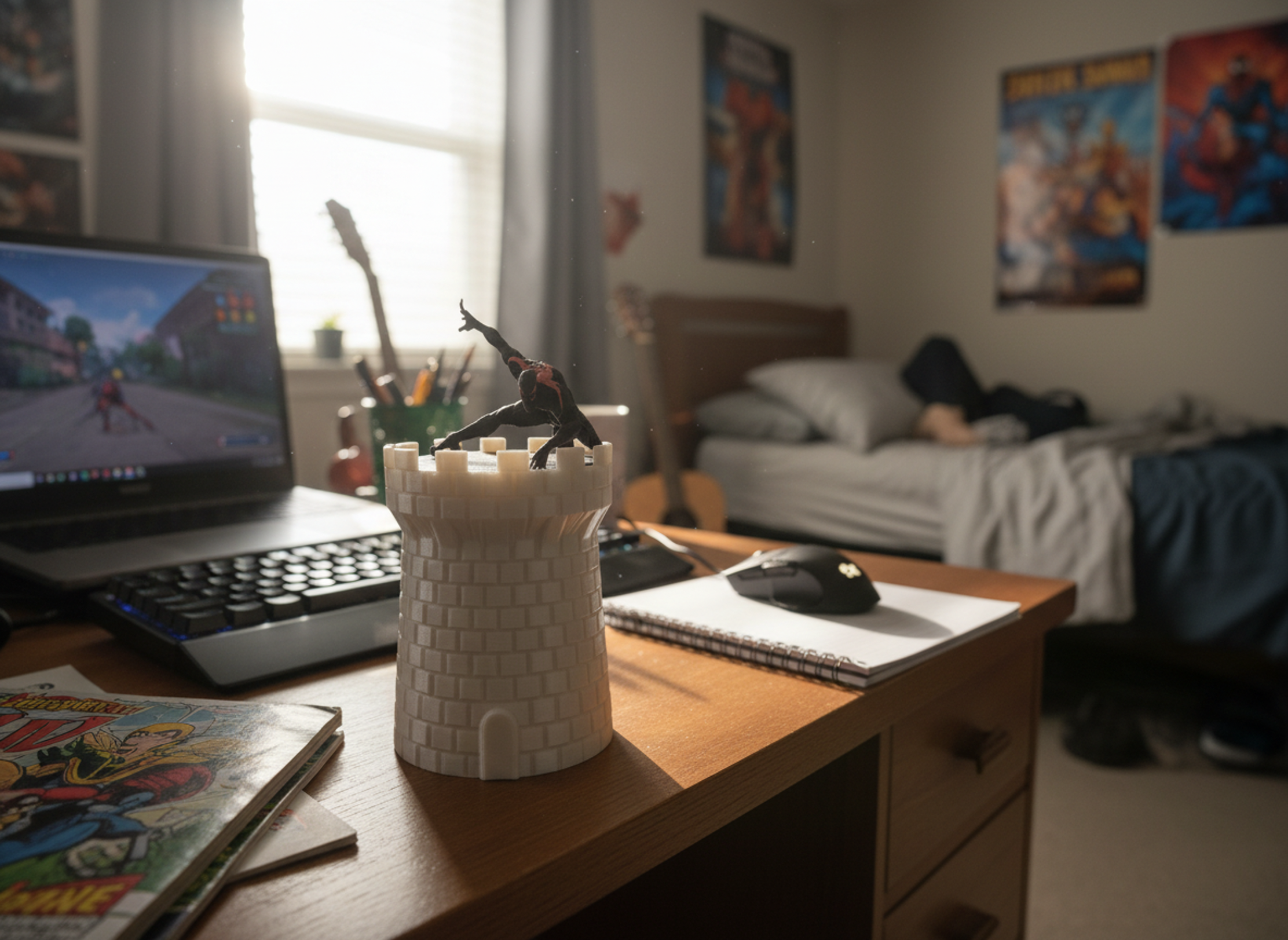 Spider-Guy 2-in-1 Lamp & Container